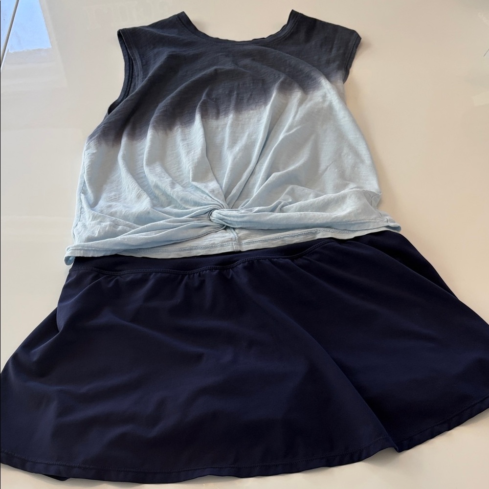 Zella Sleeveless Top and Tennis Skirt Set